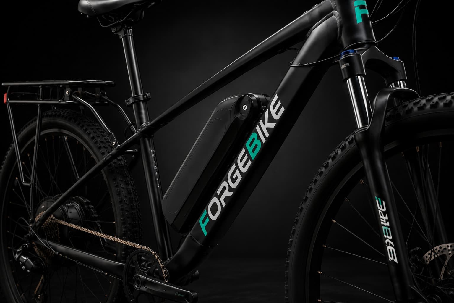 ForgeBike V1: Foundry — concept visual, frame and battery detail